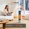 Tower Space Heaters for Indoor, 1500W Fast Heating Portable Heaters with Remote, PTC Ceramic Electirc Heater for Bedroom - 4 of 4