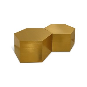 Meridian Furniture,Hexagon Coffee Table - 1 of 4