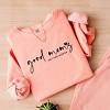 Simply Sage Market Good Mom's Say Bad Words Heart Lightweight Garment Dyed Sweatshirt - 3 of 4
