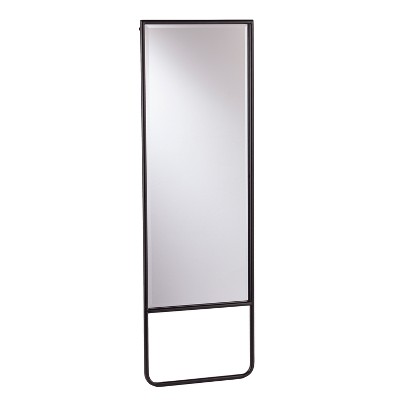 62" x 20" Lewis Leaning Floor Mirror Black - Holly & Martin