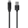 Monoprice 0.5m (1.6ft) USB-C to USB-A Cable, Fast Charging, 480Mbps  - Black - 2 of 4