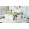 Twin Size Platform Bed with Drawer and Two Shelves - 4 of 4