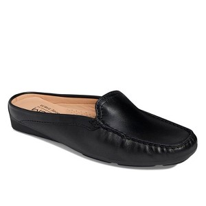 Marc Joseph New York | Womens Leather Slip On Briarwood Venetian Mule Loafer - 1 of 4