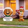5ft Inflatable Gingerbread Man with LED Lights by 4E's Novelty. Perfect for Christmas parties, and indoor or outdoor decoration. - 4 of 4