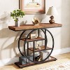 Hommoo 41.3" Industrial 4-Tier Console Table - 3 of 4