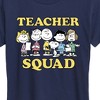 Women's - Peanuts - Snoopy Sally Linus Charlie Lucy Patty Teacher Squad Short Sleeve Graphic T-Shirt - 2 of 4