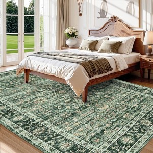 COZONY Vintage Style Reversible Area Rug, Non-Slip Machine Washable Soft Boho Rug for Living Room and Bedroom - 1 of 4