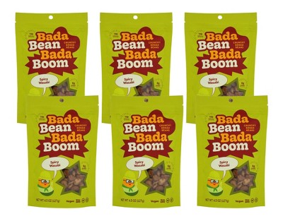 Bada Bean Bada Boom Spicy Wasabi Crunchy Broad Beans - Case of 6/4.5 oz