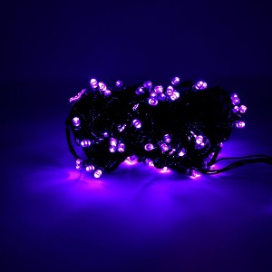 Perfect Holiday 100 LED Black Cable Multifunction Plug in - 32' long - 1 of 2