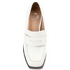 Journee Women's Ezzey Loafer Mid Stacked Heel Square Toe Pumps - 4 of 4