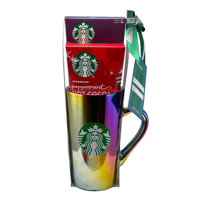 Starbucks White Mug & Peppermint Cocoa Gift Set 1 ct