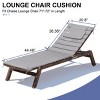 Crestlive Products Outdoor Portable Egg Rolls Chaise Lounge Cushion - 2 of 4