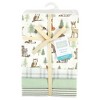 Hudson Baby Infant Boy Cotton Flannel Receiving Blankets, Forest Animals, One Size - 2 of 3