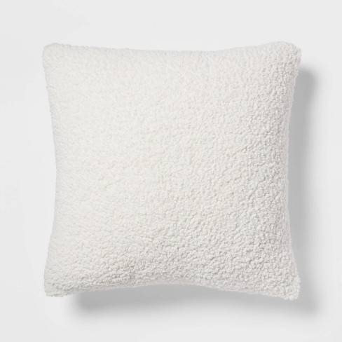 Cream discount fluffy pillows