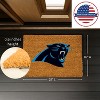 EvergreenNFLCarolina Panthers Logo Natural Coir 28 x 16 Inches Indoor Outdoor Doormat - 2 of 4