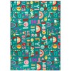 Homefires Group Chat Indoor Rug Only – Fun, Colorful Accent Rug for Living Room, Bedroom, or Office – Durable & Easy to Clean - 2 of 2