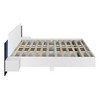 Whisen King Size Wooden Floating Platform Bed, with LED Lights - 3 of 4