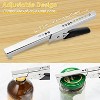 Dreyoo 2 Pack Adjustable Jar Can Opener, Multifunctional Stainless Steel Can Opener with Jar Grippe - 2 of 4