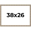PosterPalooza | Refined Silver Picture Frame - UV Acrylic, Backing Board, Hanging Hardware Included - 2 of 4