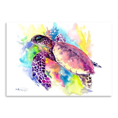 Americanflat Coastal Animal Coral Reef Sea Turtle 1 By Suren Nersisyan ...