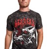 Berserk Guts & Monster Manga Art Men's Black Mineral Wash Crew Neck Short Sleeve T-shirt - 4 of 4