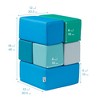 ECR4Kids SoftZone Toddler Foam Building Blocks, 7-Piece - 2 of 4