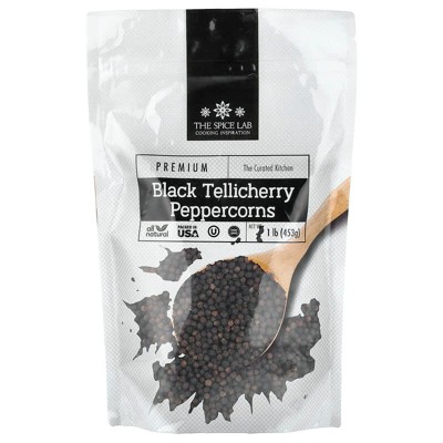 The Spice Lab, Black Tellicherry Peppercorns, 1 lb
