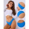 Allegra K Women's Low-Waisted Hi-Cut Breathable Butt Lifter Briefs - 3 of 4