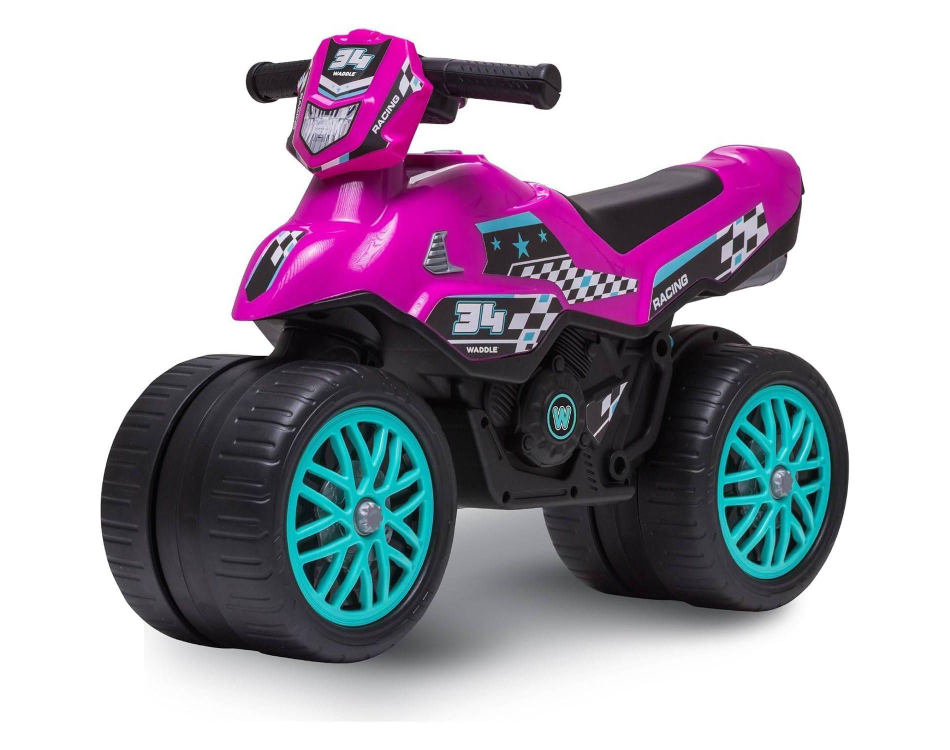 Flybar 4'' Waddle Kids' Motorcycle Balance Bike - Pink