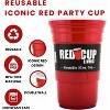 Red Cup Living 32Oz Tumbler Cups Set of 4, Insulated Reusable Plastic Drinking Glasses for Hot & Cold Drinks, Coffee Tumbler, Summer Cup - 2 of 4
