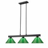 Modern 3-Light Steel Fixture with Adjustable Rods - Perfect for Game Room or Home Decor - 3 of 4