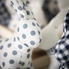 3" Patterned Textile Bunny - Set of 12  Black - 2 of 3