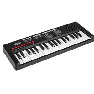Costway Kids Piano Keyboard with 8 Rhythms 8 Tones 22 Demos for 3+ Years Old Boys & Girls Red/Black - 1 of 4