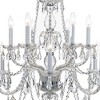 Crystorama Lighting Traditional Crystal 12 - Light Chandelier in  Polished Chrome - 2 of 4