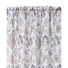 Kate Aurora Contemporary Influencer 2 Piece Water Color Damask Medallion Rod Pocket Window Curtain Panels - image 3 of 4