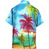 HAPPY BAY Mens Hawaiian Shirts Short Sleeve Button Down Shirt Men's Casual Shirts Holiday Tropical Beach Summer Party Shirts for Men Funny - 2 of 4