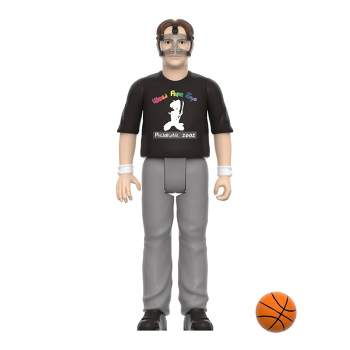 Super 7 ReAction The Office Dwight Schrute with Basketball Figure