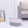 Unique Bargains Woven Handles Shelf Closet Storage Basket - 4 of 4