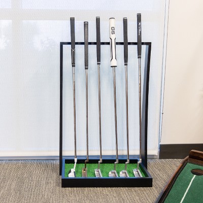 GoSports Wooden Golf Putter Stand