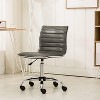 NicBex Home Office Chair with Rotatable Modern Adjustable Height Faux Leather Computer Chair with 5 Wheels for Office, Study, Bedroom - 2 of 4