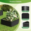 Wooakway Outdoor/Indoor/Decor Metal Planter Boxes Raised Garden Beds Planter Pots Cachepots Nursery Pots - 3 of 4