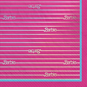 16pk Malibu Barbie Hot Stamp Lunch Napkin - 1 of 1