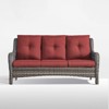 Gymojoy Outdoor 3-Seat Sofa PE Wicker Sofa Rattan Patio Sofa Couch For Garden - 3 of 4