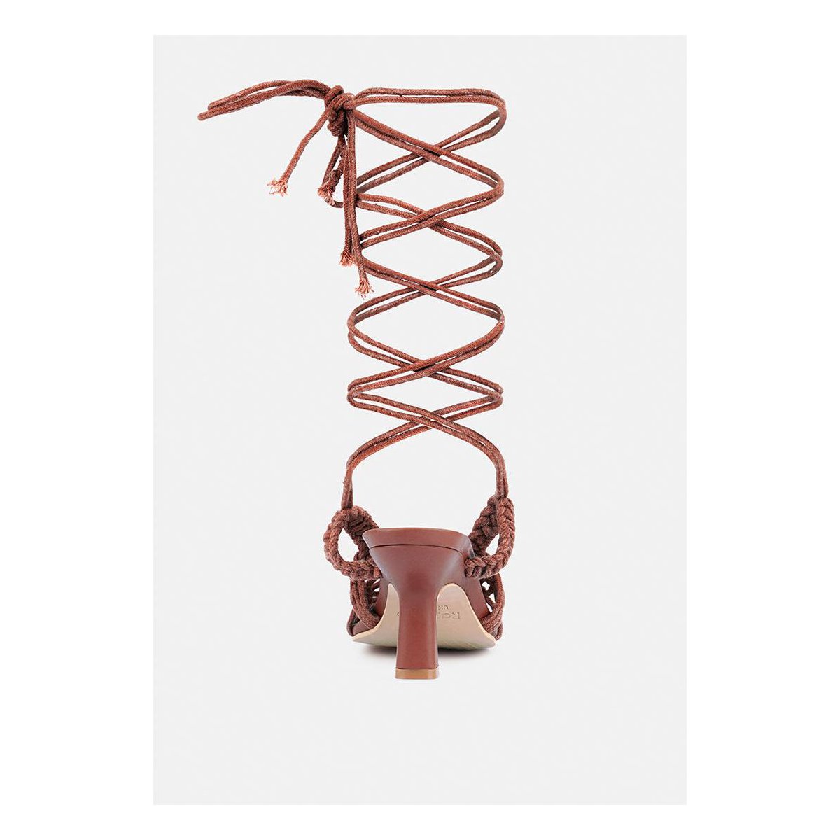 Женские сандалии Rag & Co Womens Beroe Braided Handcrafted Lace Up Sandal 8 — фото 6