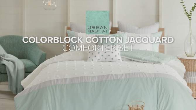 Urban Habitat 7pc Kira Jacquard Comforter Set , 2 of 11, play video
