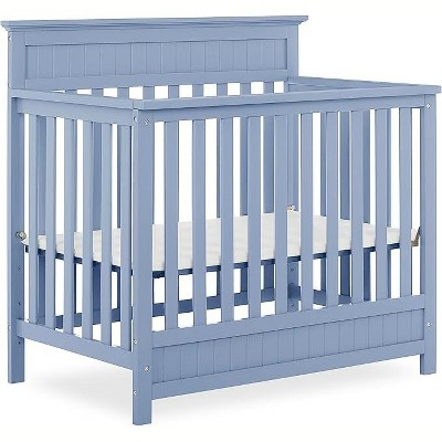 Pro Goleem 4-in-1 Convertible Mini Crib in Dusty Blue