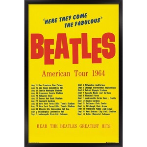 Trends International The Beatles - American Tour 1964 Framed Wall Poster Prints - 1 of 4