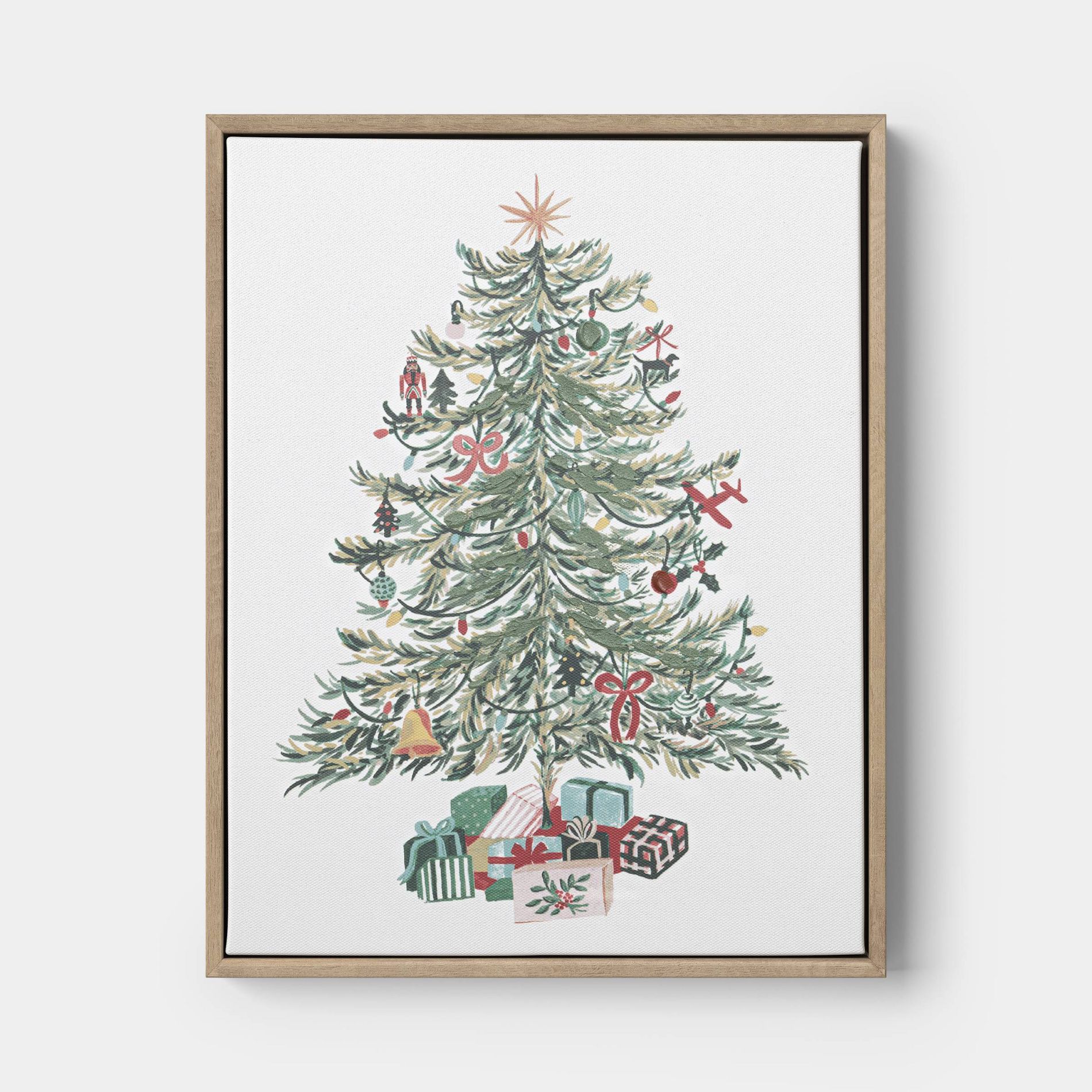 11"x14" Christmas Tree Framed Wall Art - Threshold™