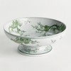 Plum & Post Imperial Empress Decorative Footed Bowl - Green & White - 2 of 4