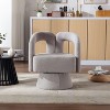 NicBex 360 Degree Swivel Chair Cuddle Barrel Accent Chair Upholstered Armchair for Living Room, Bedroom, Office - 2 of 4